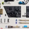 Kelik Bf-109 G-2/4 - interior 3D decals for Eduard - 3D belsőtér-részletező matricakészlet