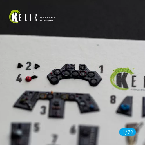 Kelik FW-190A8/R-2 - interior 3D decals for Eduard - 3D belsőtér-részletező matricakészlet
