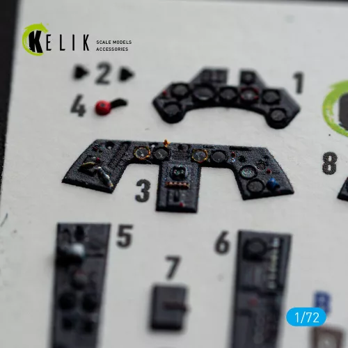 Kelik FW-190A8/R-2 - interior 3D decals for Eduard - 3D belsőtér-részletező matricakészlet