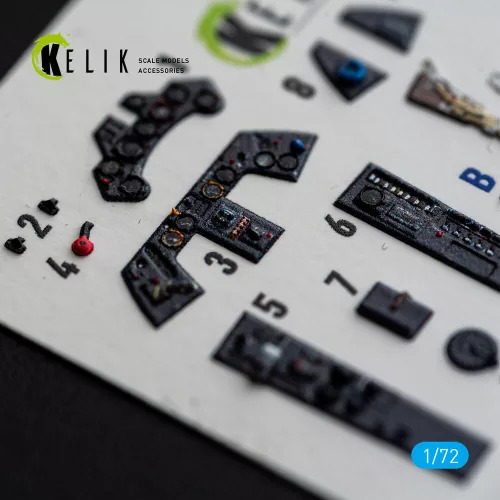Kelik FW-190A8/R-2 - interior 3D decals for Eduard - 3D belsőtér-részletező matricakészlet