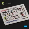Kelik He-162 Spatz - interior 3D decals for Special Hobby - 3D belsőtér-részletező matricakészlet