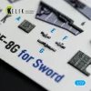 Kelik RF-8G - interior 3D decals for Sword - 3D belsőtér-részletező matricakészlet