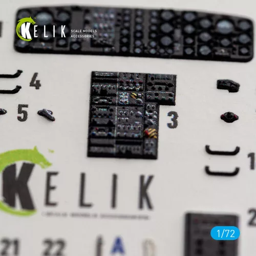 Kelik CH-54A Tarhe - interior 3D decals for ICM - 3D belsőtér-részletező matricakészlet