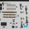 Kelik Ju-87 B/R - interior 3D decals for Airfix - 3D belsőtér-részletező matricakészlet