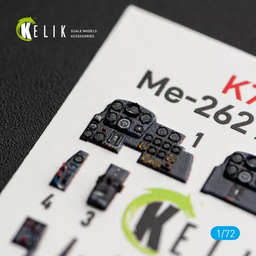 Kelik Me-262 A-1/S-92 - interior 3D decals for Arma Hobby - 3D belsőtér-részletező matricakészlet
