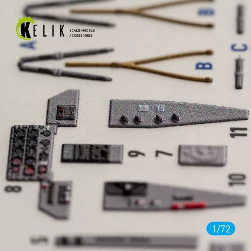 Kelik T-1B -  interior 3D decals for Platz - 3D belsőtér-részletező matricakészlet