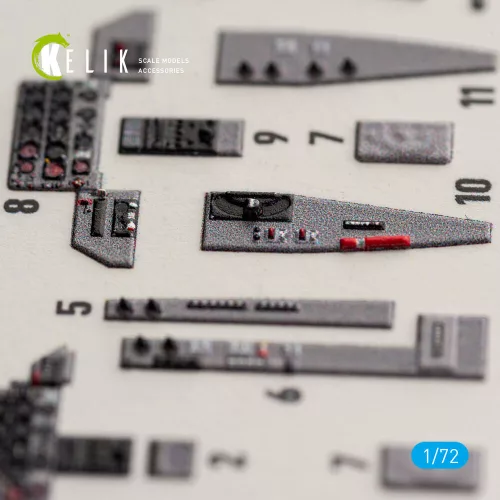 Kelik T-1B -  interior 3D decals for Platz - 3D belsőtér-részletező matricakészlet
