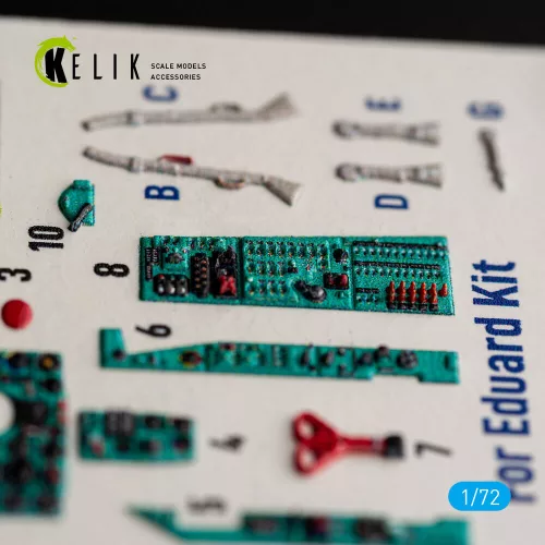 Kelik MiG-21 bis -  interior 3D decals for Eduard - 3D belsőtér-részletező matricakészlet