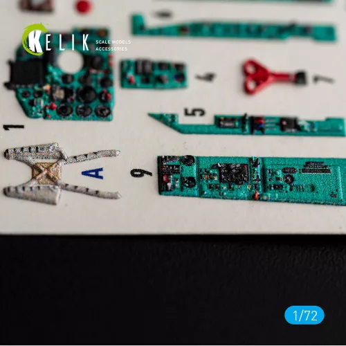 Kelik MiG-21 bis -  interior 3D decals for Eduard - 3D belsőtér-részletező matricakészlet