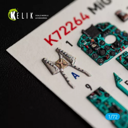 Kelik MiG-21 bis -  interior 3D decals for Eduard - 3D belsőtér-részletező matricakészlet