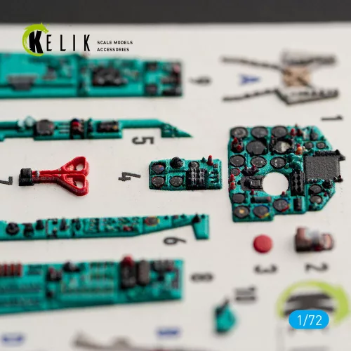Kelik MiG-21 bis -  interior 3D decals for Eduard - 3D belsőtér-részletező matricakészlet