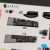Kelik F-4F Phantom -  interior 3D decals for FineMolds - 3D belsőtér-részletező matricakészlet