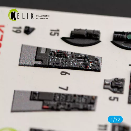 Kelik F-4F Phantom -  interior 3D decals for FineMolds - 3D belsőtér-részletező matricakészlet