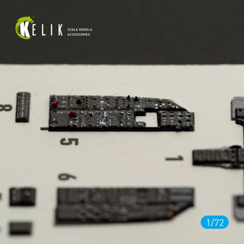 Kelik A-10A Thunderbolt -  interior 3D decals for Great Wall Hobby - 3D belsőtér-részletező matricakészlet