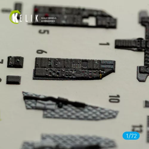 Kelik A-10A Thunderbolt -  interior 3D decals for Great Wall Hobby - 3D belsőtér-részletező matricakészlet