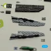 Kelik A-10A Thunderbolt -  interior 3D decals for Great Wall Hobby - 3D belsőtér-részletező matricakészlet