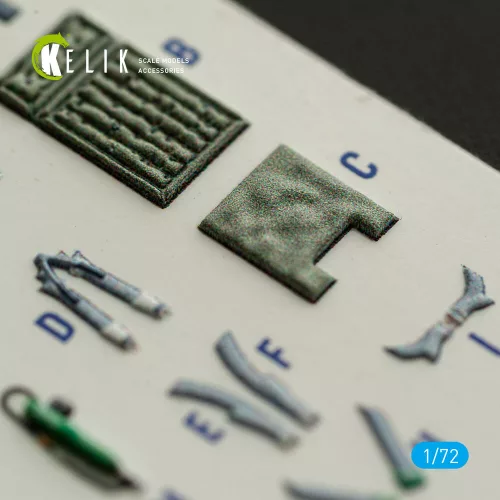 Kelik A-10A Thunderbolt -  interior 3D decals for Great Wall Hobby - 3D belsőtér-részletező matricakészlet