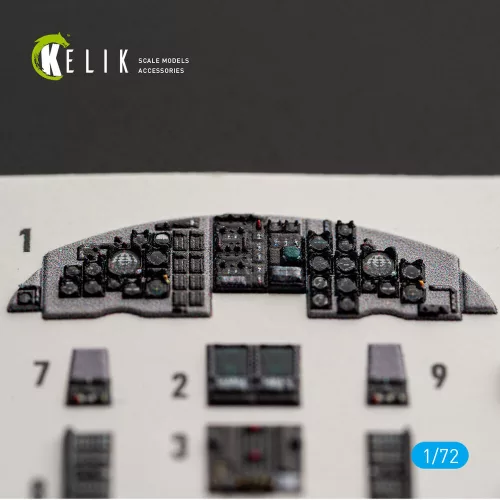 Kelik E-2C Hawkeye -  interior 3D decals for Hasegawa - 3D belsőtér-részletező matricakészlet
