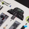 Kelik U-2C Dragon Lady - interior 3D decals for Hobby Boss - 3D belsőtér-részletező matricakészlet
