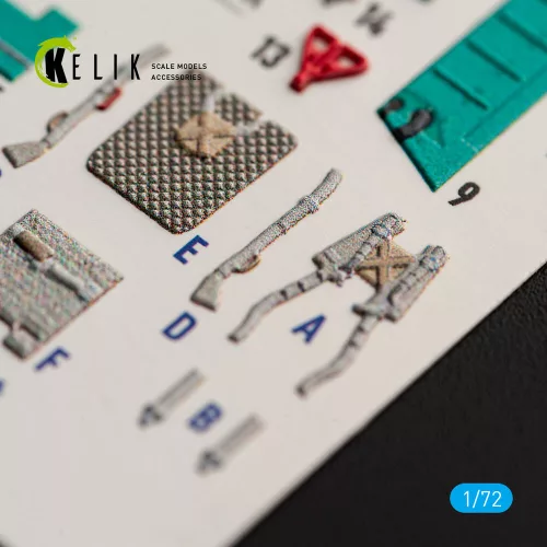 Kelik MiG-23MLD -  interior 3D decals for ClearProp - 3D belsőtér-részletező matricakészlet