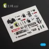 Kelik AJ-37 Viggen - interior 3D decals for Special Hobby - 3D belsőtér-részletező matricakészlet