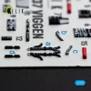 Kelik AJ-37 Viggen - interior 3D decals for Special Hobby - 3D belsőtér-részletező matricakészlet