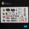 Kelik SK-37 Viggen - interior 3D decals for Special Hobby - 3D belsőtér-részletező matricakészlet
