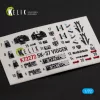 Kelik SK-37 Viggen - interior 3D decals for Special Hobby - 3D belsőtér-részletező matricakészlet