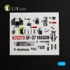 Kelik SF-37 Viggen - interior 3D decals for Special Hobby - 3D belsőtér-részletező matricakészlet