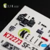 Kelik SF-37 Viggen - interior 3D decals for Special Hobby - 3D belsőtér-részletező matricakészlet