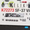 Kelik SF-37 Viggen - interior 3D decals for Special Hobby - 3D belsőtér-részletező matricakészlet