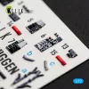 Kelik SF-37 Viggen - interior 3D decals for Special Hobby - 3D belsőtér-részletező matricakészlet