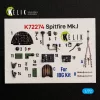 Kelik Spitfire Mk.I - interior 3D decals for IBG - 3D belsőtér-részletező matricakészlet