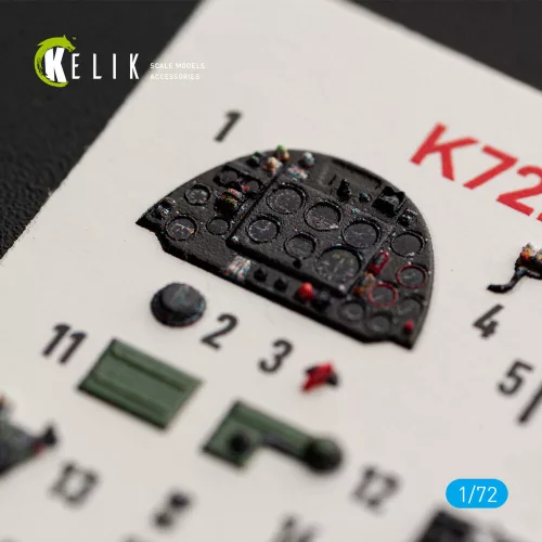 Kelik Spitfire Mk.I - interior 3D decals for IBG - 3D belsőtér-részletező matricakészlet