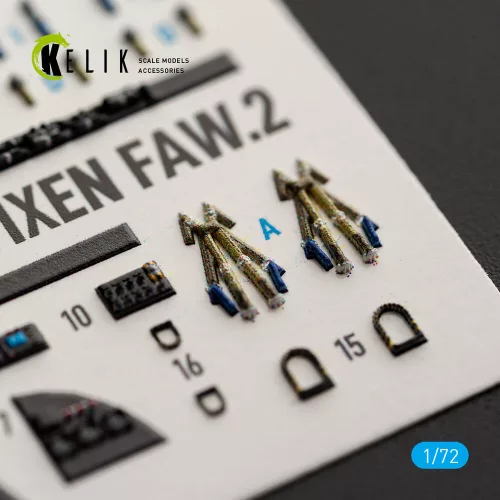 Kelik SEA VIXEN FAW.2 - interior 3D decals for Cyberhobby - 3D belsőtér-részletező matricakészlet