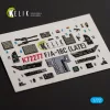 Kelik F/A-18C (LATE) -  interior 3D decals for Academy 12411 - 3D belsőtér-részletező matricakészlet
