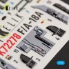 Kelik F/A-18A - interior 3D decals for Academy 12411 - 3D belsőtér-részletező matricakészlet