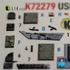Kelik USMC F/A-18+ -  interior 3D decals for Academy 12411 - 3D belsőtér-részletező matricakészlet