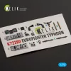 Kelik Eurofighter Typhoon - interior 3D decals for Hasegawa - 3D belsőtér-részletező matricakészlet