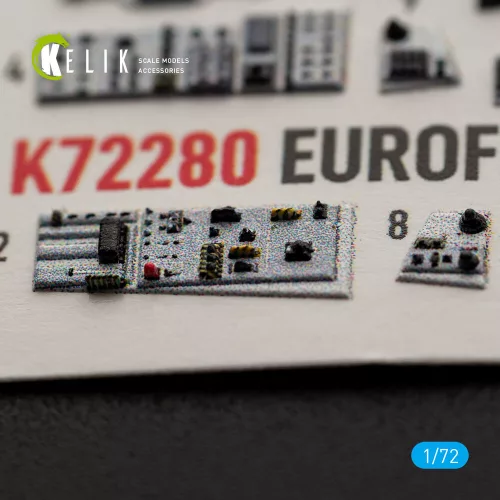 Kelik Eurofighter Typhoon - interior 3D decals for Hasegawa - 3D belsőtér-részletező matricakészlet