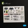 Kelik Eurofighter Typhoon EF-2000 - interior 3D decals for Italeria - 3D belsőtér-részletező matricakészlet