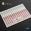 Kelik LIFEBUOYS - 3D Decal for models - mentőövek – 3D részletező matricakészlet