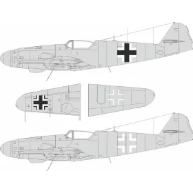   Eduard Accessories Bf 109G-5/6 national insignia for Airfix - felségjel-festő maszk