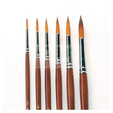 Munkácsy szintetikus hegyes ecset hosszú nyéllel - 000 - 875