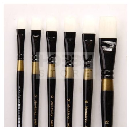 Munkácsy lapos fehér szintetikus ecset 14 - 500P