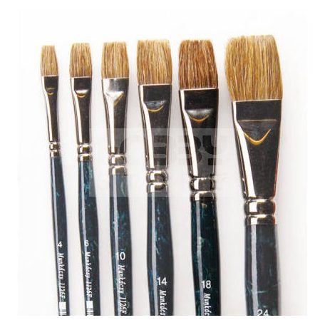 Munkácsy lapos marhafül-póniszőr ecset - 02 - 1126F