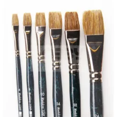 Munkácsy lapos marhafül-póniszőr ecset - 04 - 1126F