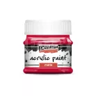Pentart Matt akrilfesték piros 50 ml P1018