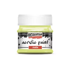 Pentart Matt akrilfesték limezöld 50 ml P1311