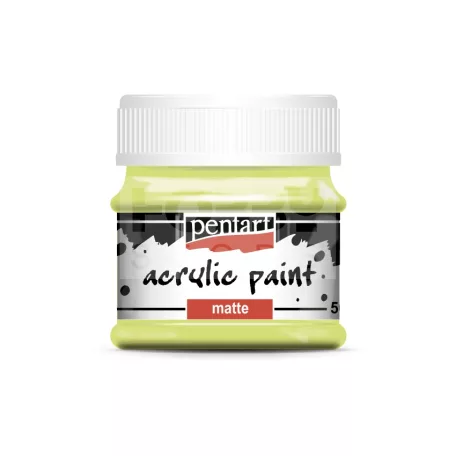 Pentart Matt akrilfesték limezöld 50 ml P1311
